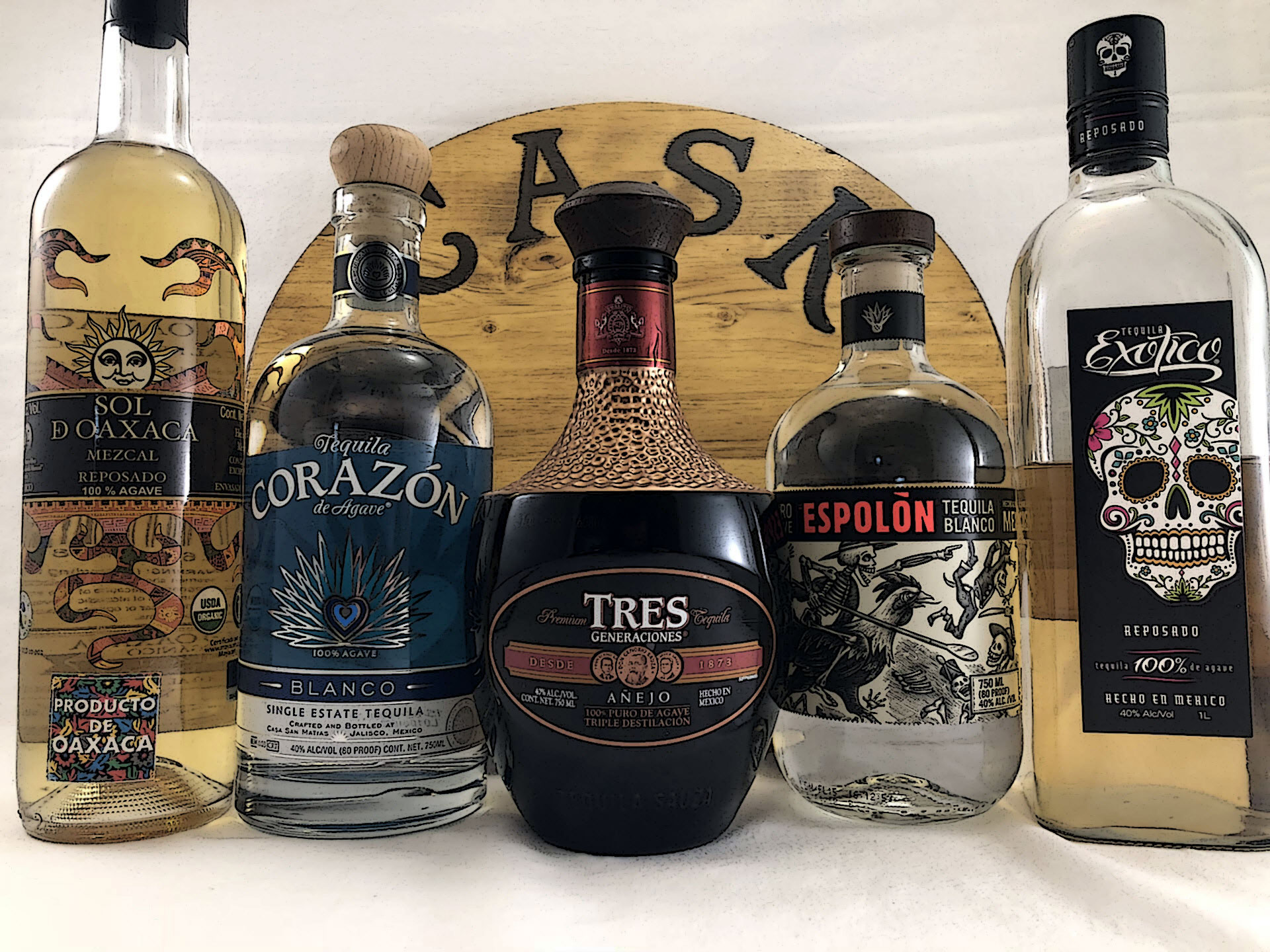 Mexican Independence Tequila Flight
