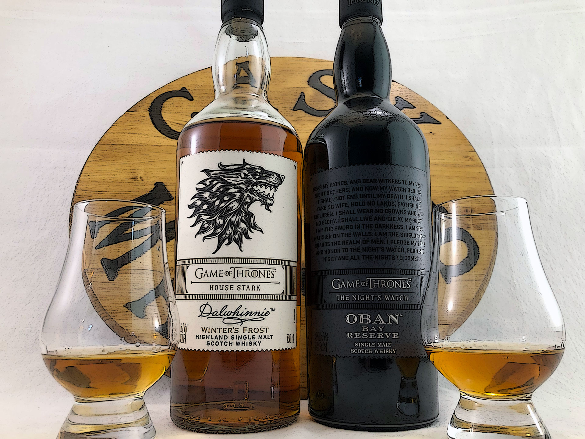 Game of Thrones - House Stark & Night's Watch Scotch