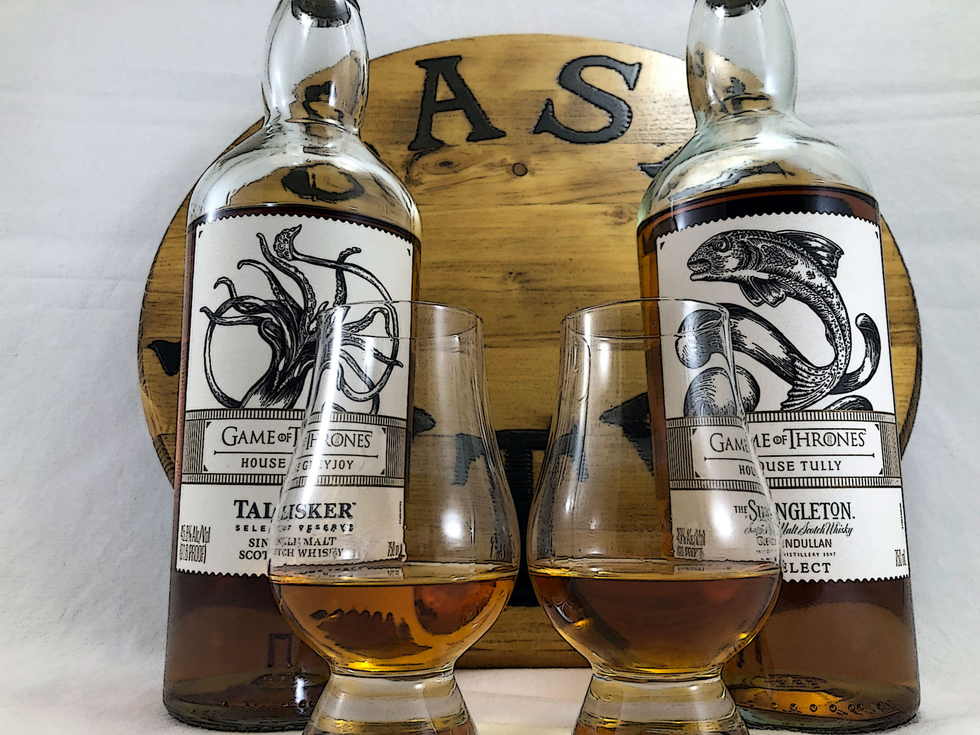 Houses Tully & Greyjoy - Game of Thrones Scotches