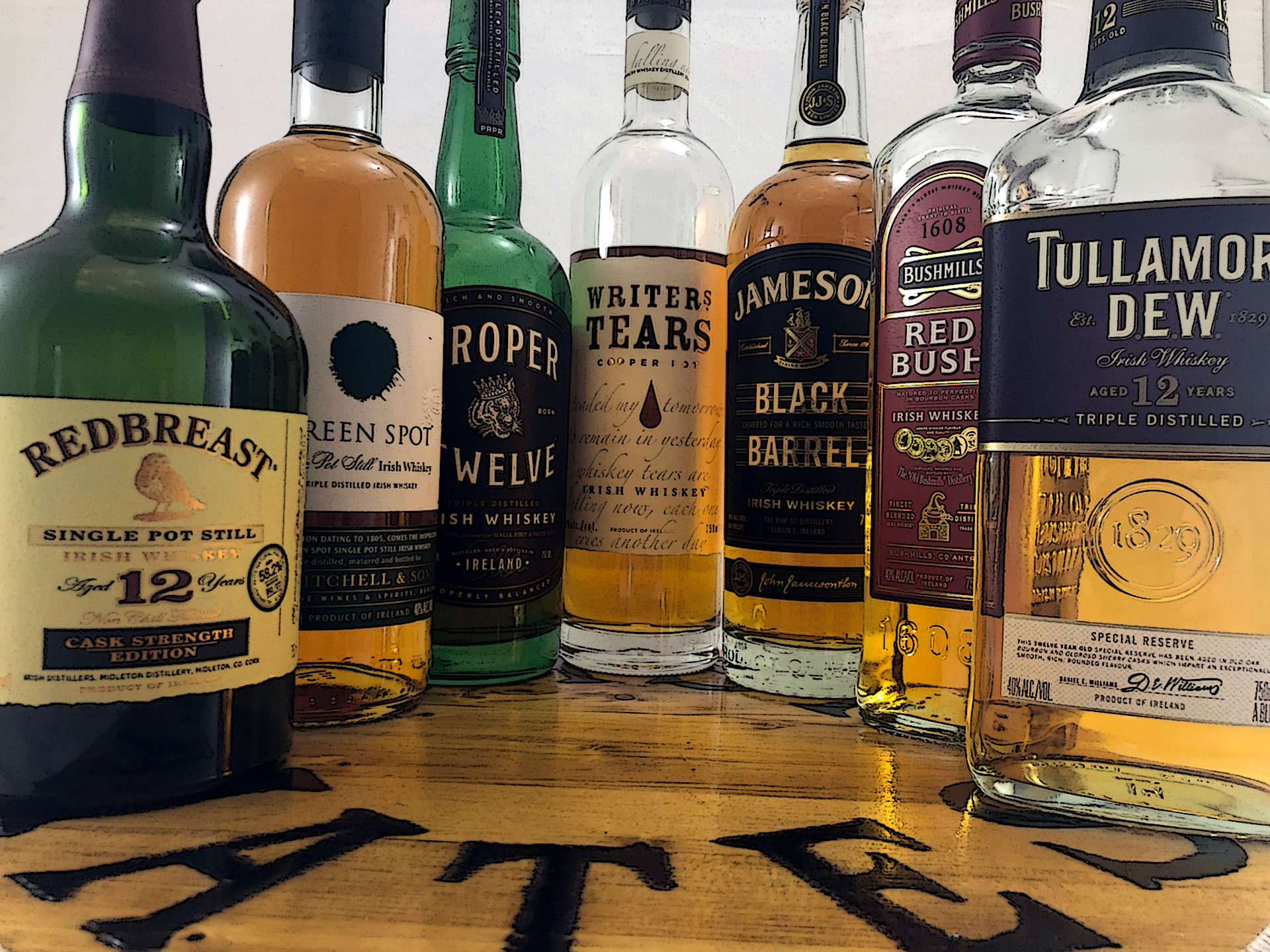 St. Patrick's Day Irish Whiskey Flight