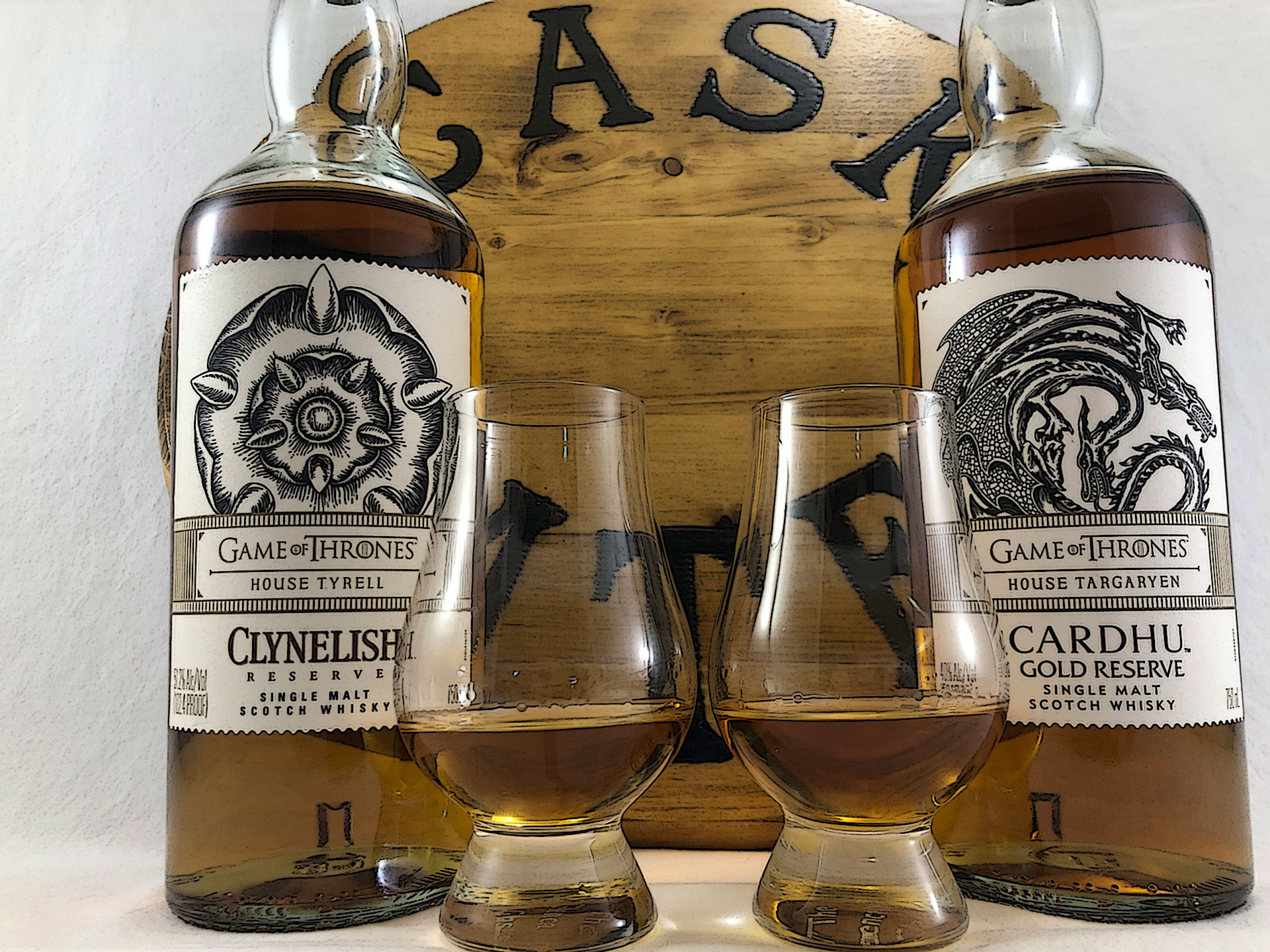 House Tyrell & House Targaryen - Game of Thrones Scotches